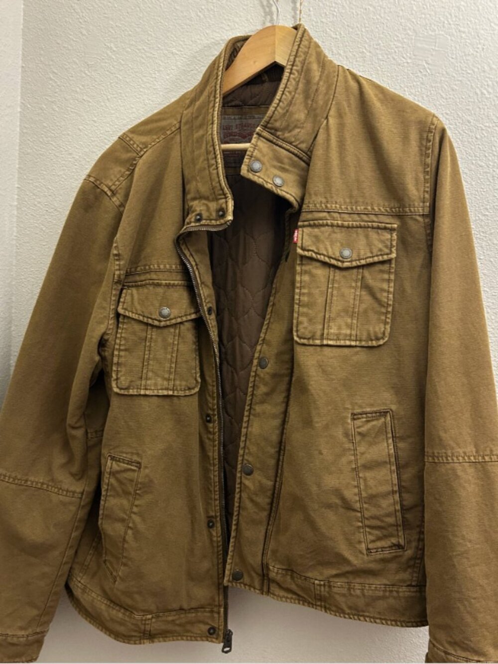Levi’s Men  Field Jacket Tan Brown